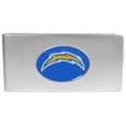 Los Angeles Chargers Brushed Metal Money Clip